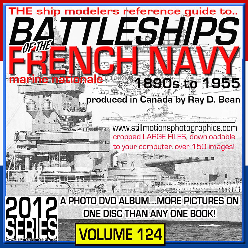 【新製品】SMG124 仏海軍戦艦 フォトDVD 1890年代-1955