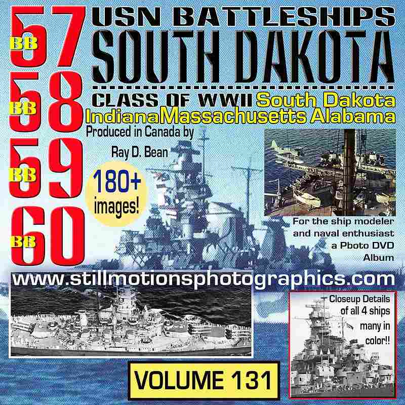 【新製品】SMG131 米海軍 サウスダコタ級戦艦 フォトDVD