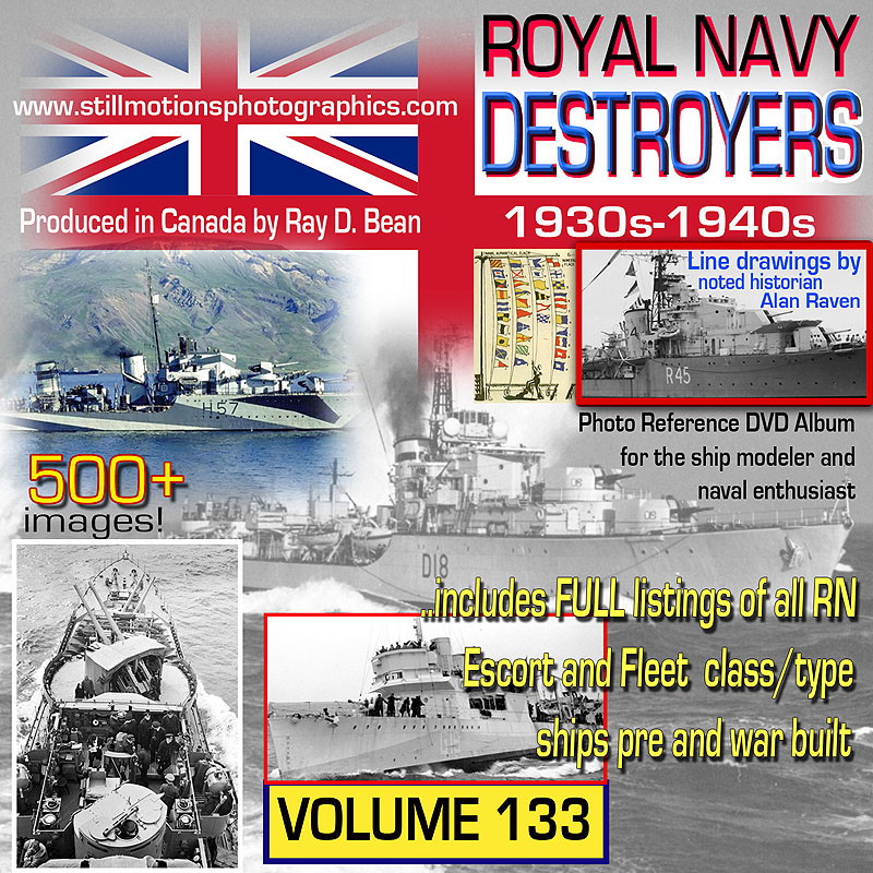 【新製品】SMG133 英海軍駆逐艦 1930年代-1940年代 フォトDVD