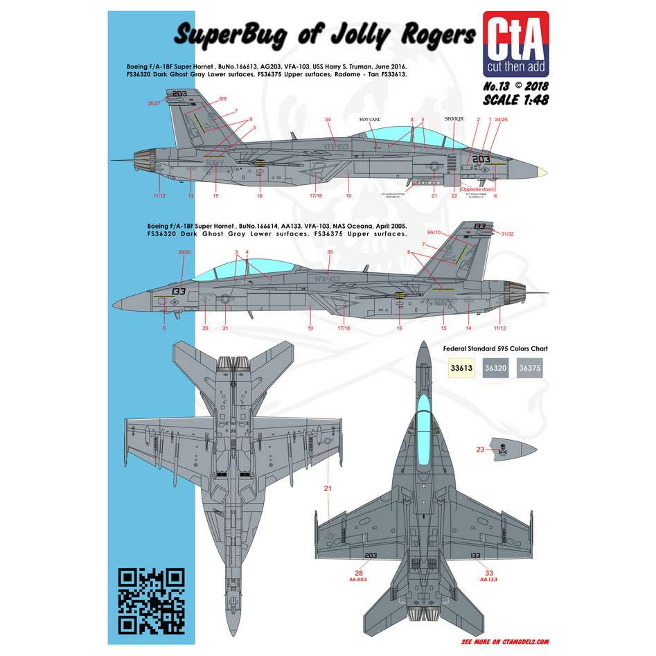 【新製品】CTA-13 F/A-18F スーパーホーネット VFA-103 ジョリーロジャース