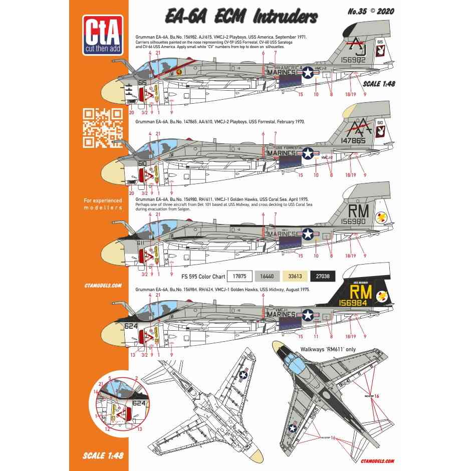 【新製品】CTA-35 グラマン EA-6A ECM イントルーダー