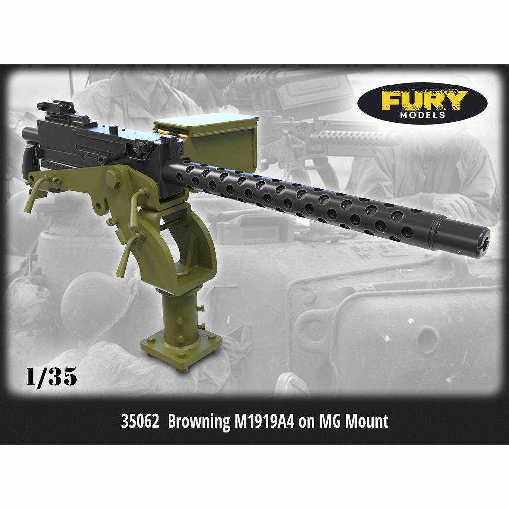 【新製品】FM35262 1/35 WWII アメリカ ブローニングM1919A4機関銃 マウント装備(2個入)