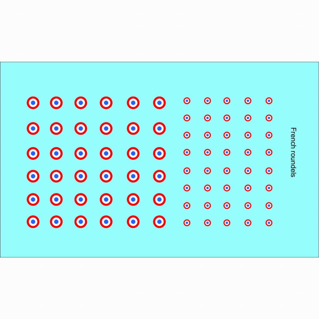 【新製品】72504 French roundels