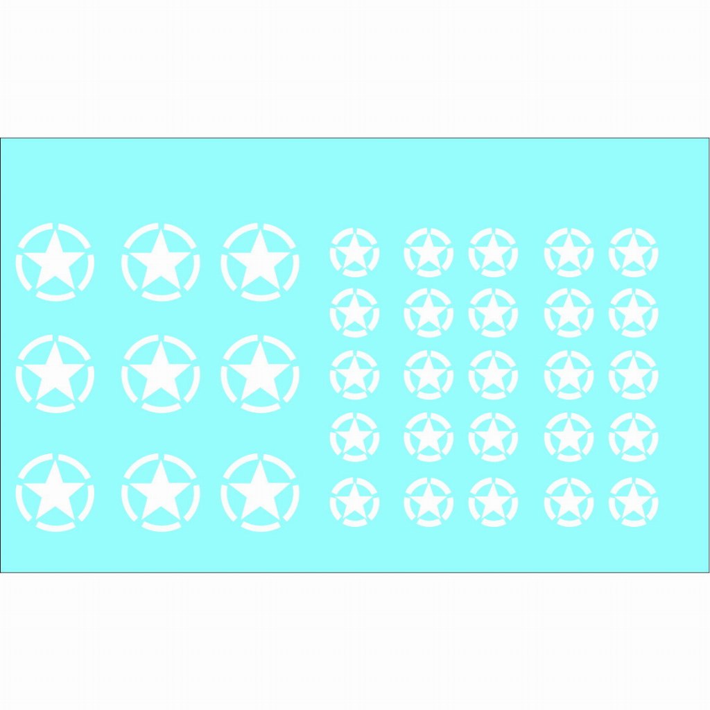 【新製品】72507 Allied white stars - broken circle