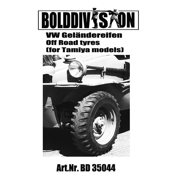【新製品】35044 WWII ドイツ キューベルワーゲン オフロードタイヤ