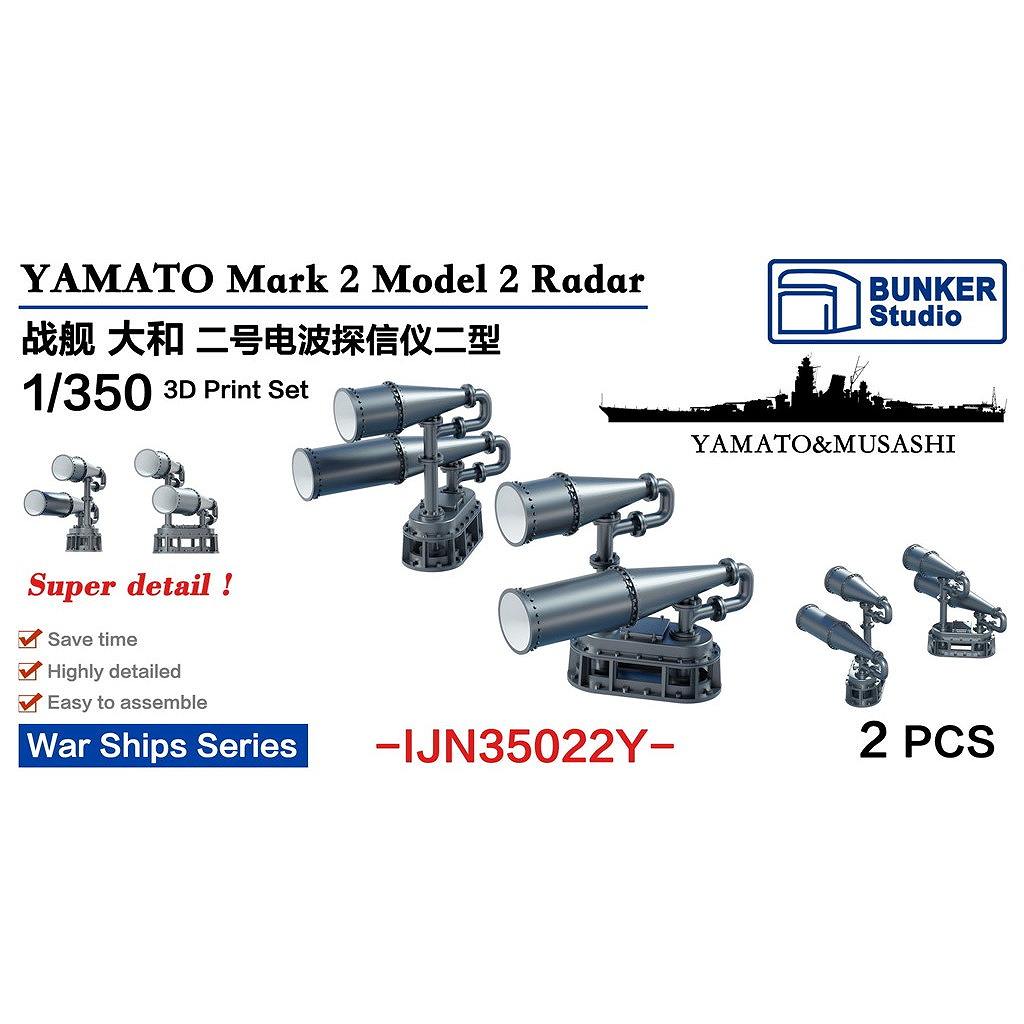 【新製品】IJN35022Y 日本海軍 戦艦 大和用 二号二型電探(22号電探) 【ネコポス規格外】