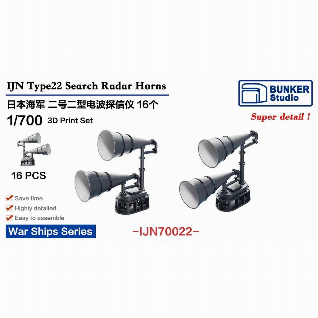 【新製品】IJN70022 日本海軍 仮称二号電波探信儀二型【ネコポス規格外】