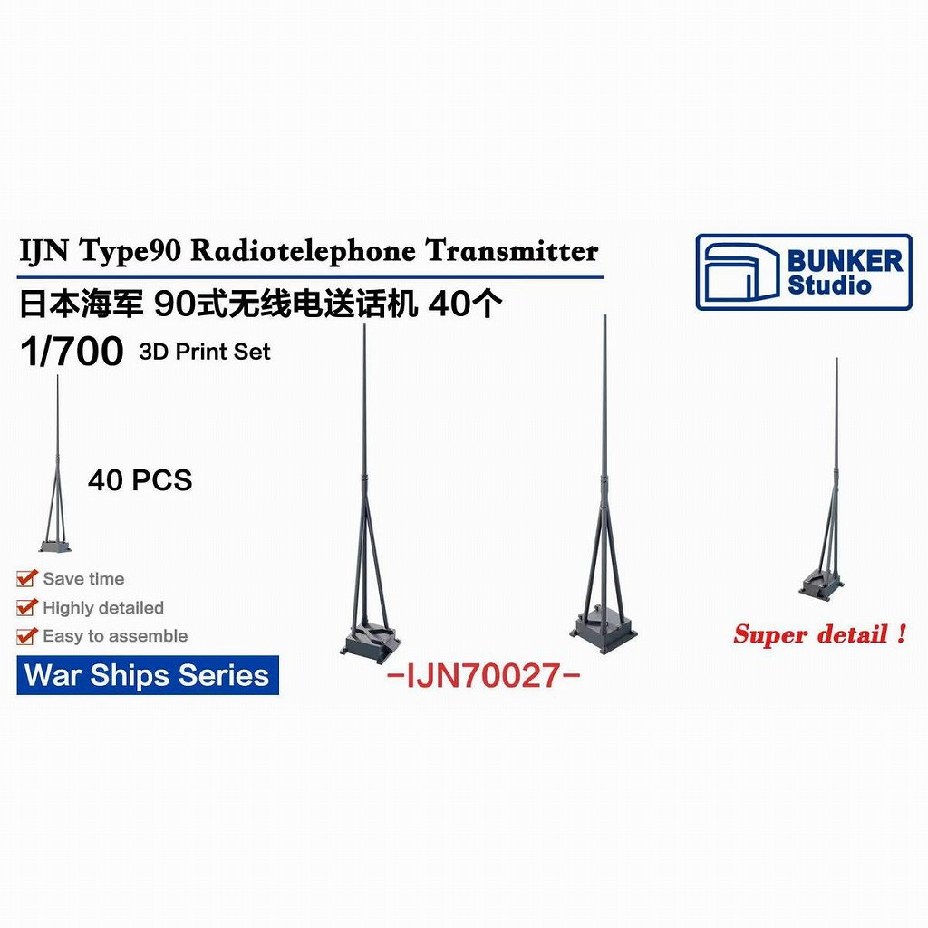 【新製品】IJN70027 日本海軍 九〇式無線電話機送信機【ネコポス規格外】