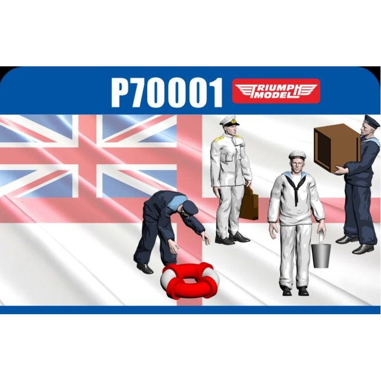 【新製品】P70001 WWII 英海軍 将校 & 水兵セット(110体入り)
