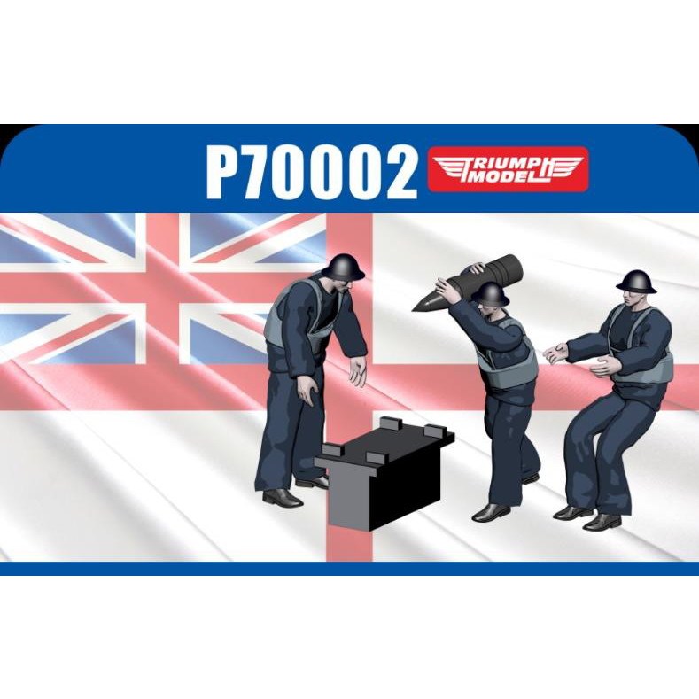 【新製品】P70002 WWII 英海軍 砲手セット(110体入り)