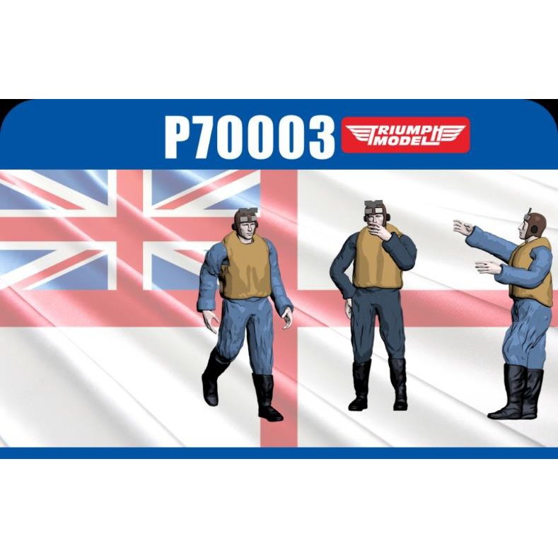 【新製品】P70003 WWII 英海軍 搭乗員セット(110体入り)
