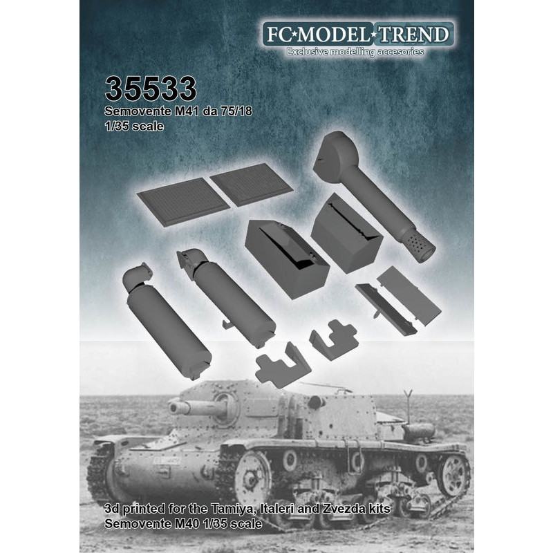【新製品】35533 セモベンテ M41 ディテールアップセット
