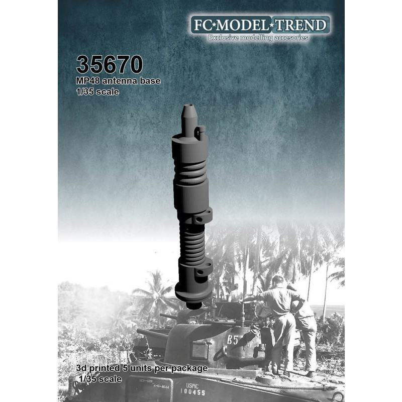 【新製品】35670 1/35 WWII米軍MP48アンテナ基部セット 5個入