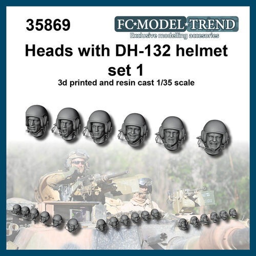 【新製品】35869 1/35 DH-132ヘルメット装着ヘッドセット１