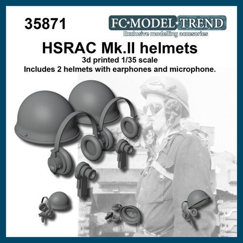 【新製品】35871 1/35 HSRAC Mk.IIヘルメットセット