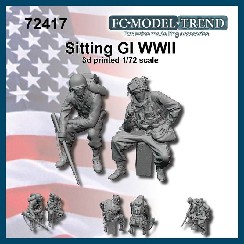 【新製品】72417 WWII アメリカ兵 着座