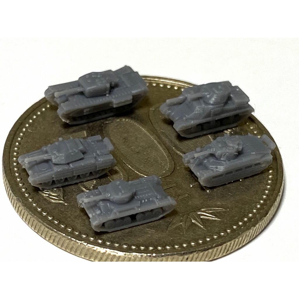 【新製品】UK2 英軍 戦車EARLYセット クルセイダーIII, M3グラント, バレンタインII.マチルダII, チャーチルIV