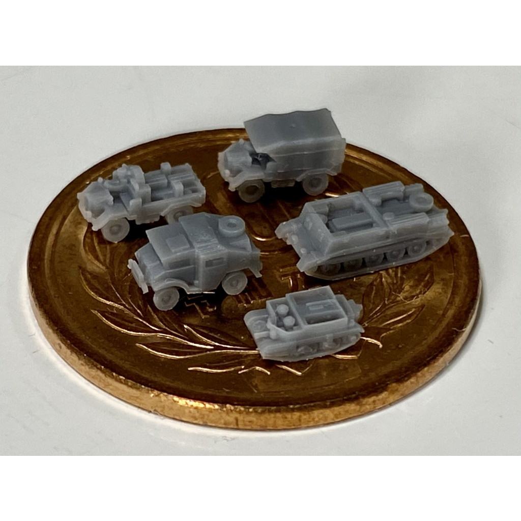 【再入荷】UK5 英軍 火砲セット 6ポンド対戦車砲, 17ポンド対戦車砲, 25ポンド砲, 弾薬トレーラー