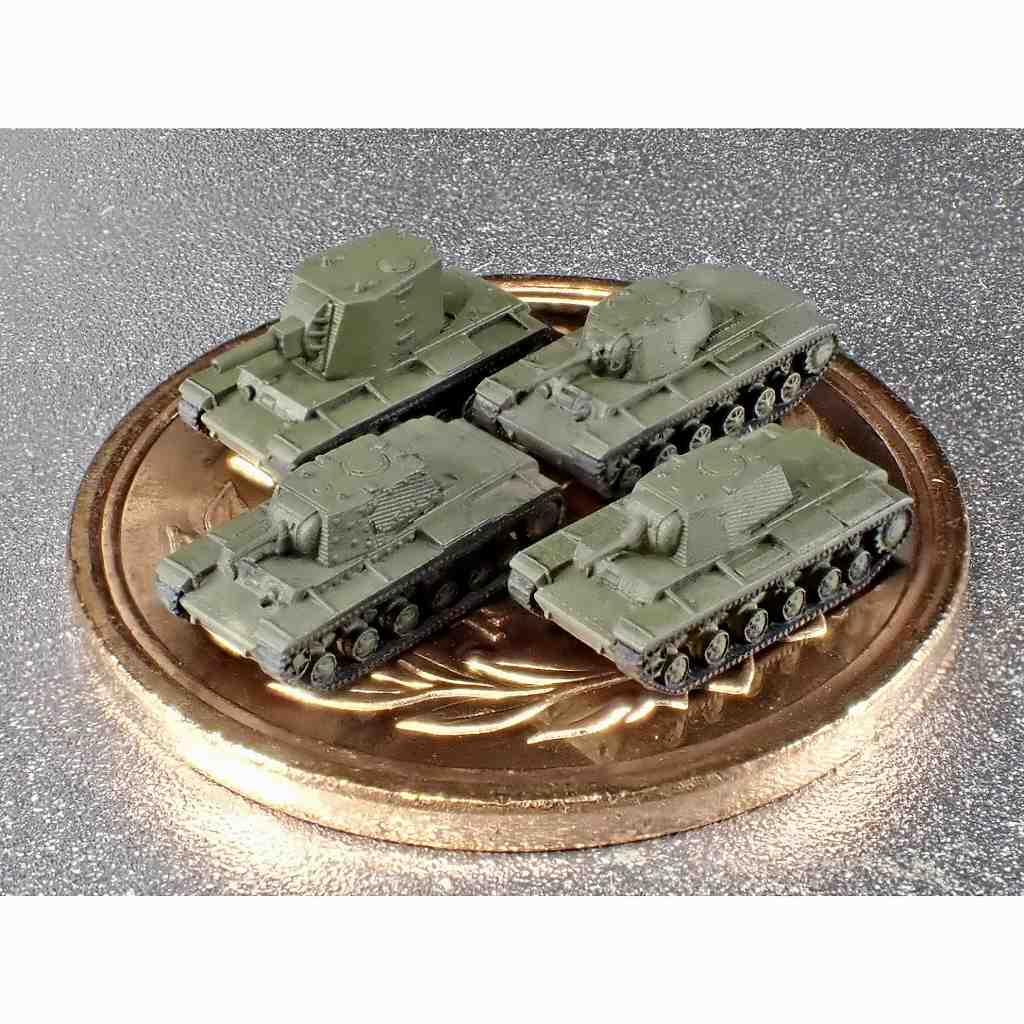 【新製品】R8)ロシア軍 KV-1/2 セット