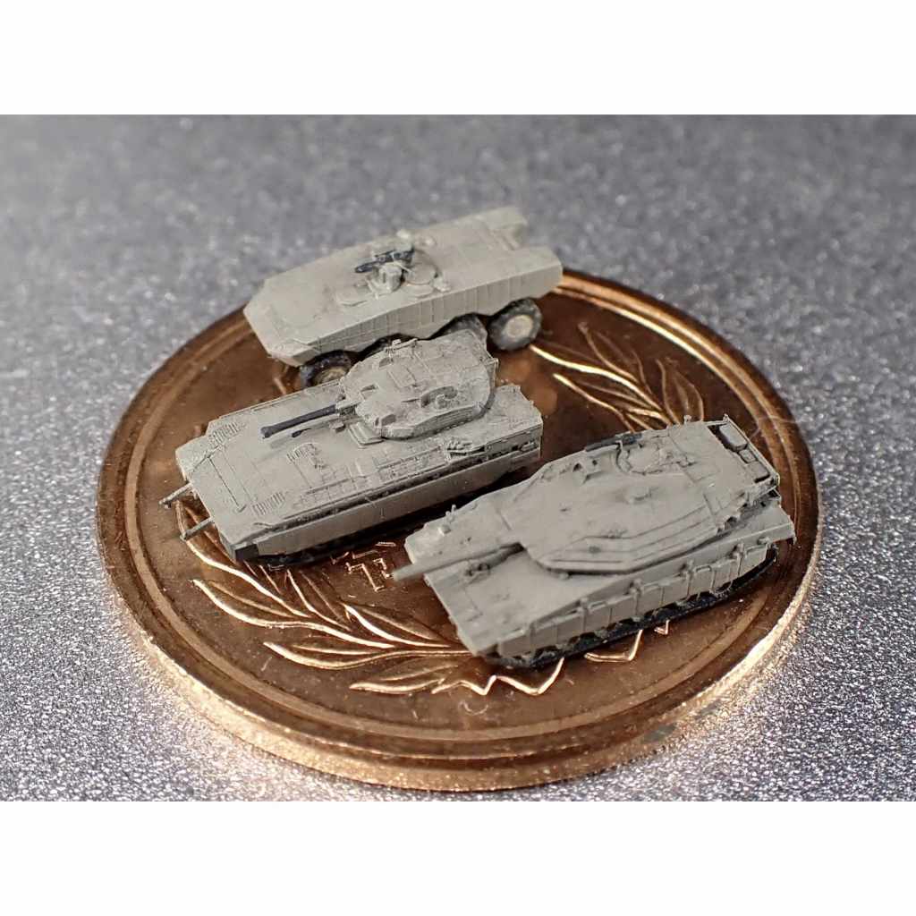 【再入荷】IDF2 現用イスラエル軍 車両セット2 メルカバMk4, ナメルIFV, エイタン 装輪装甲車