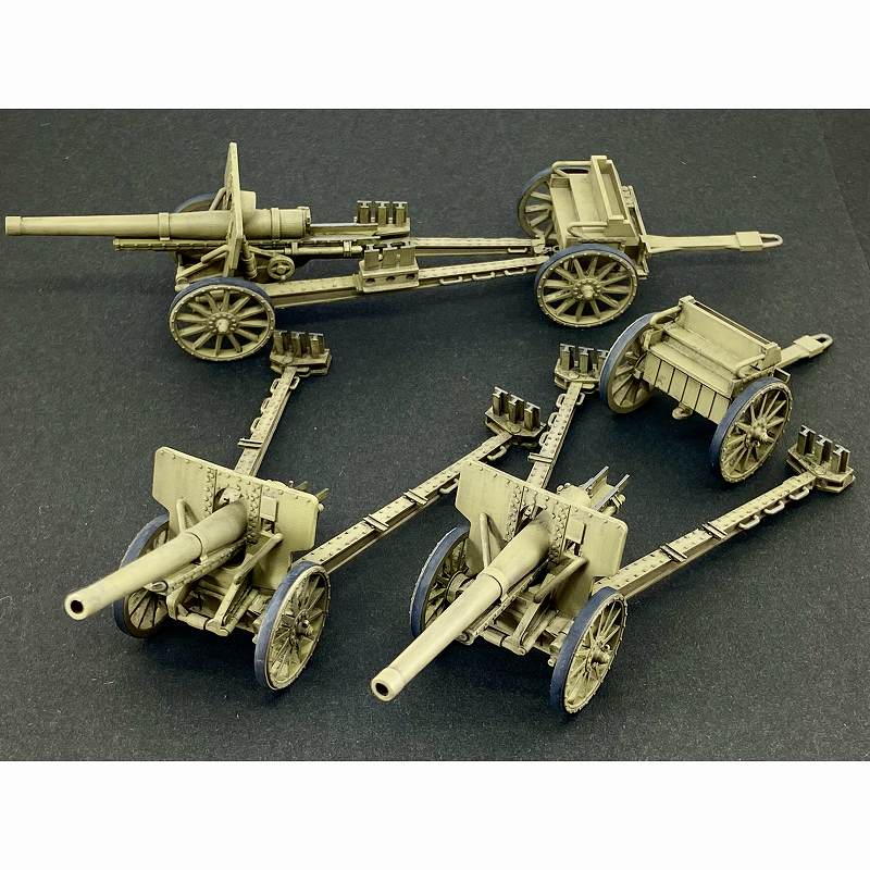 【新製品】72JPN9 1/72 日本陸軍 九六式十五糎榴弾砲 3門セット