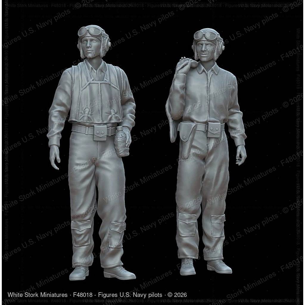 【新製品】F48018 1/48 アメリカ海軍 パイロット 【ネコポス規格外】