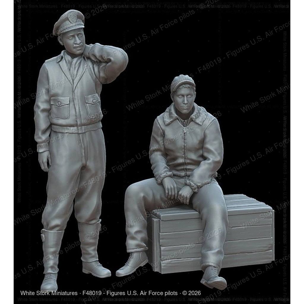 【新製品】F48019 1/48 アメリカ空軍 パイロット 【ネコポス規格外】
