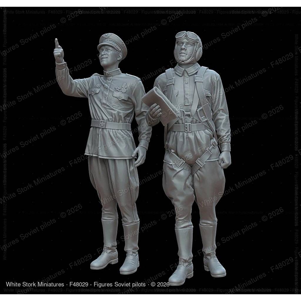 【新製品】F48029 1/48 ソビエト空軍 パイロット 【ネコポス規格外】