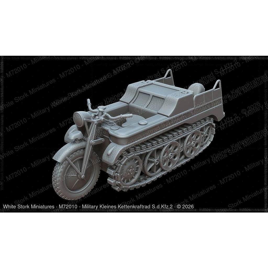 【新製品】M72010 1/72 Sd.Kfz.2 ケッテンクラート 【ネコポス規格外】