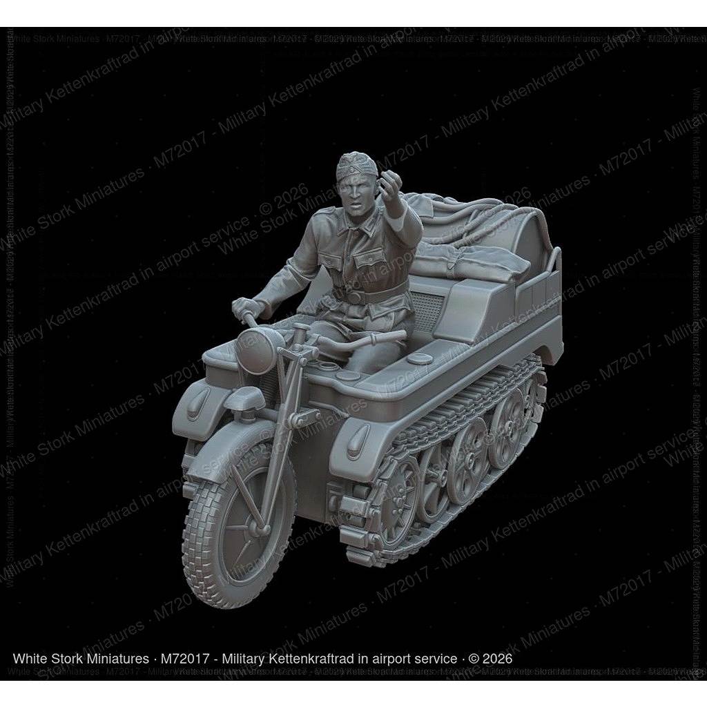 【新製品】M72017 1/72 飛行場勤務仕様 ケッテンクラート(車両1両+乗員) 【ネコポス規格外】