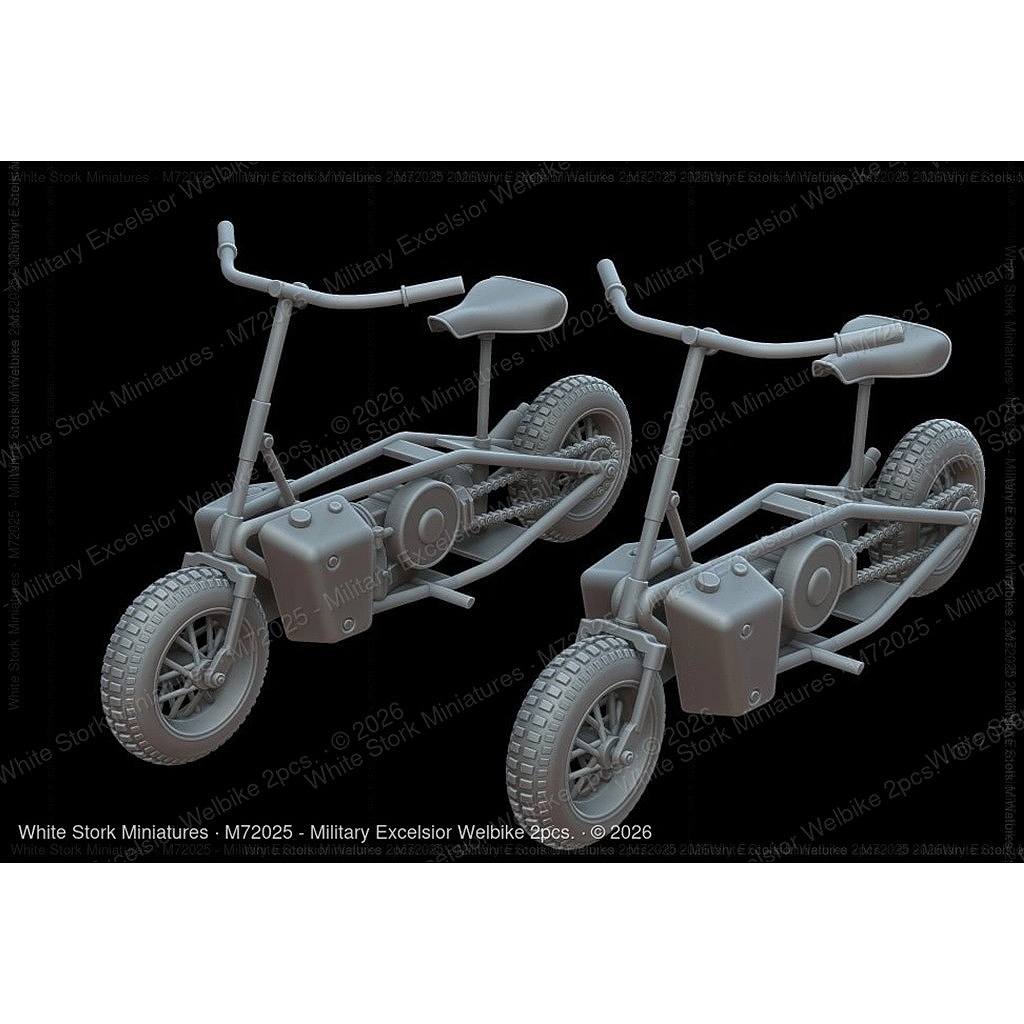【新製品】M72025 1/72 エクセルシオール ウェルバイク(兵士1体+車両1台) 【ネコポス規格外】