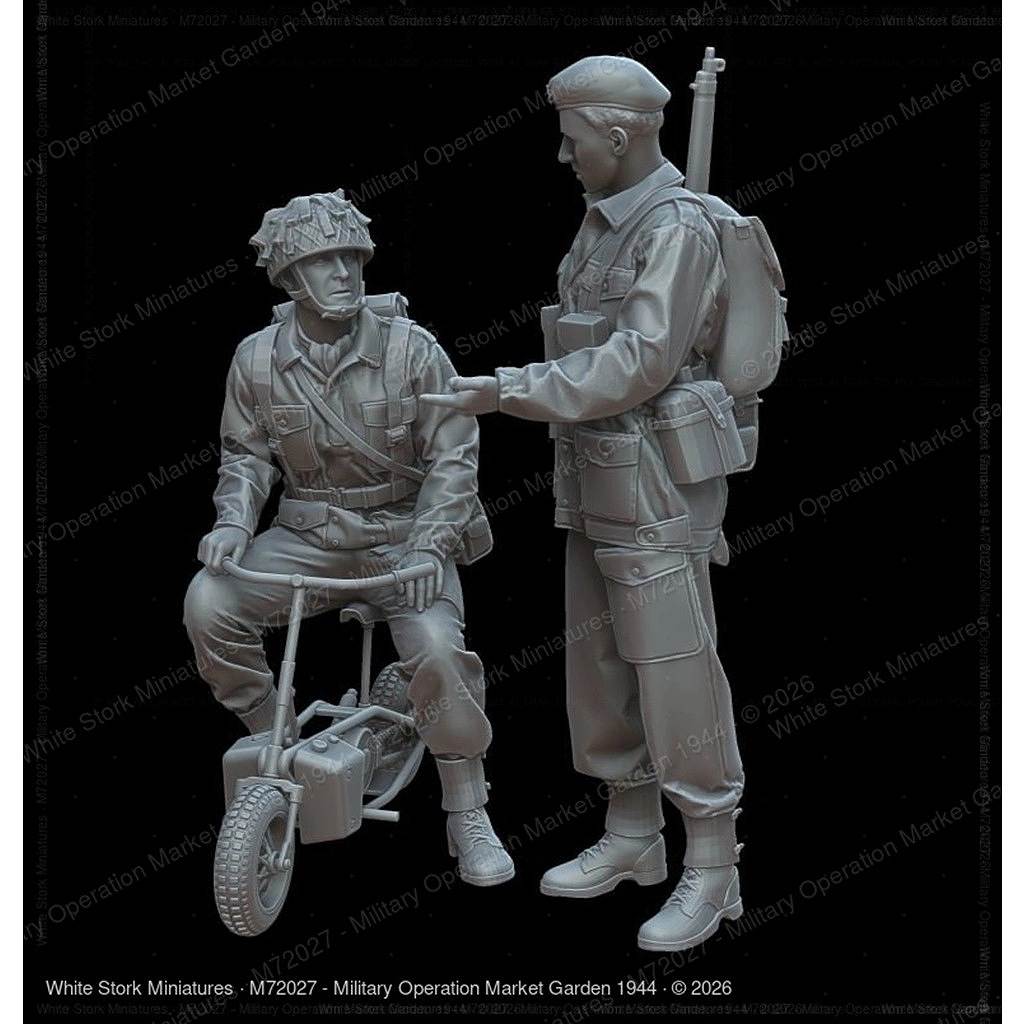 【新製品】M72027 1/72 マーケット・ガーデン作戦 1944(情景用フィギュアセット) 【ネコポス規格外】