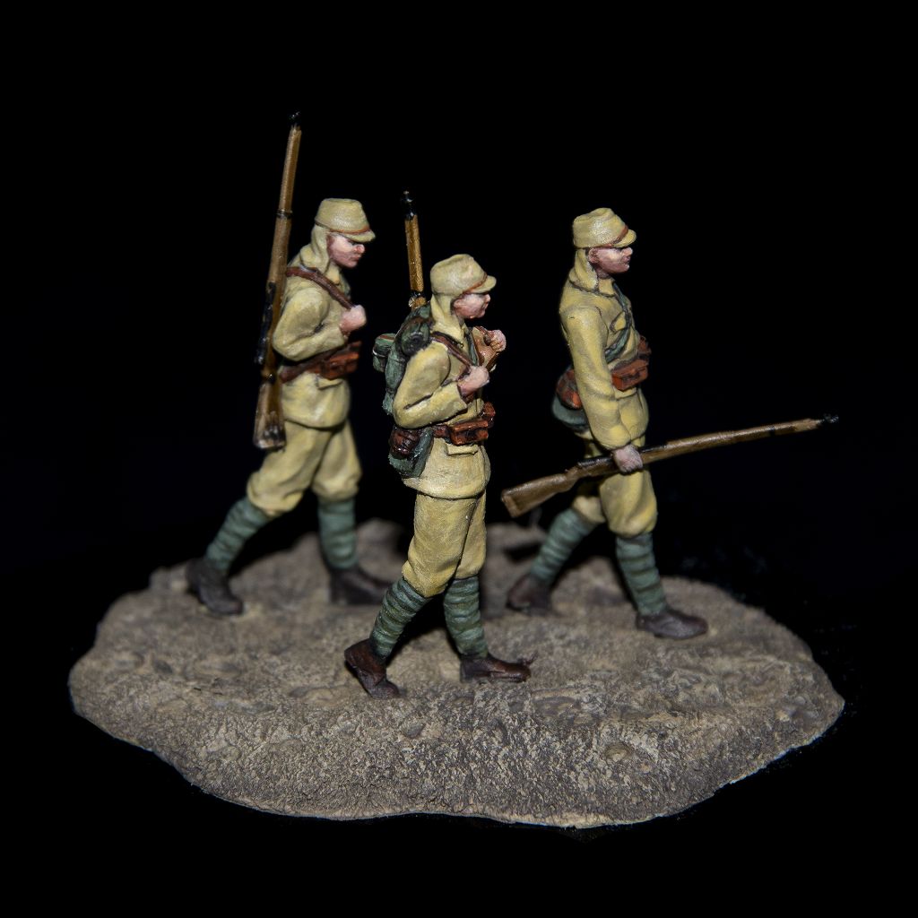 【新製品】F72011 1/72 日本軍歩兵 (3体)