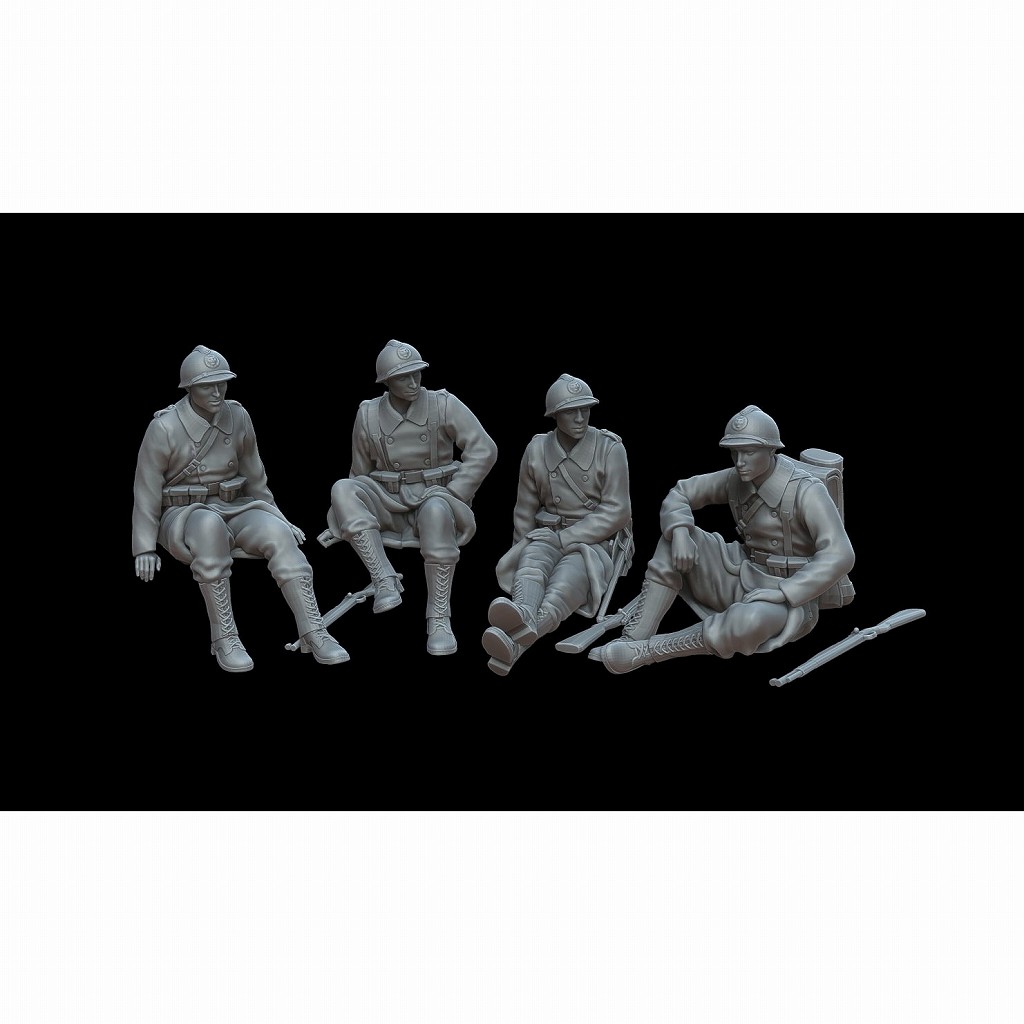 【新製品】F72105 1/72 ベルギー兵士 1940年（4体） 【ネコポス規格外】