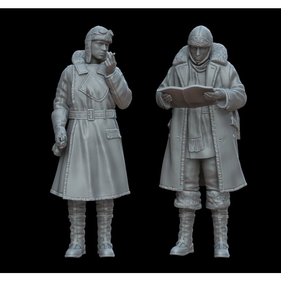 【新製品】F72112 1/72 WWI イギリス軍パイロット（2体） 【ネコポス規格外】