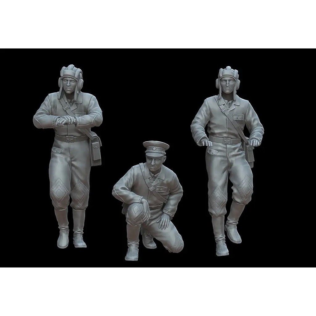 【新製品】F72119 1/72 ロシア戦車兵 1950年代（3体） 【ネコポス規格外】