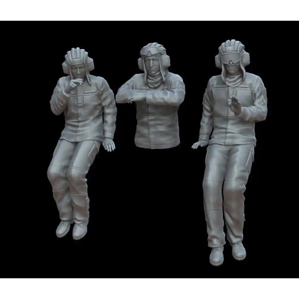 【新製品】F72123 1/72 現用 クライナ戦車兵（2体+半身1）【ネコポス規格外】