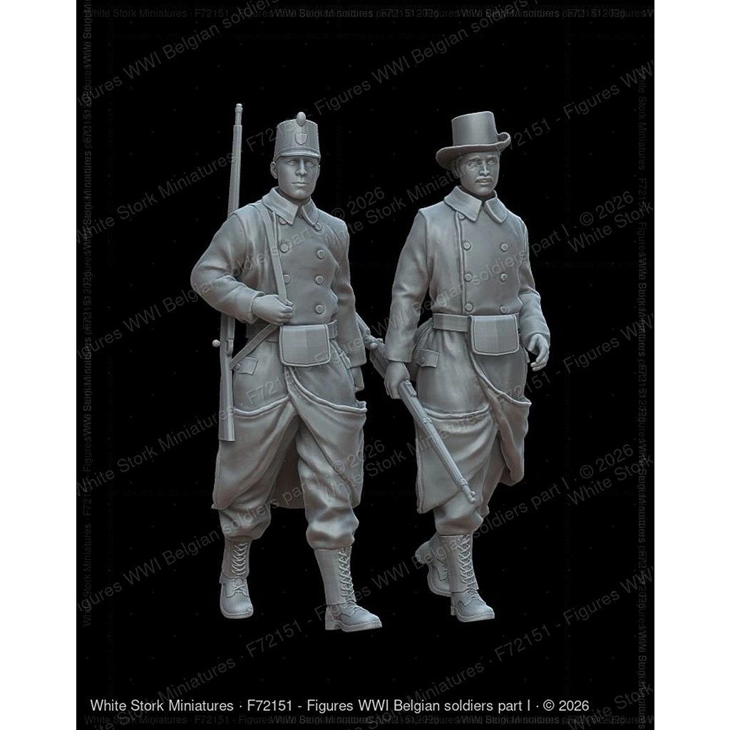 【新製品】F72151 1/72 第一次世界大戦 ベルギー兵 Part 1(2体) 【ネコポス規格外】