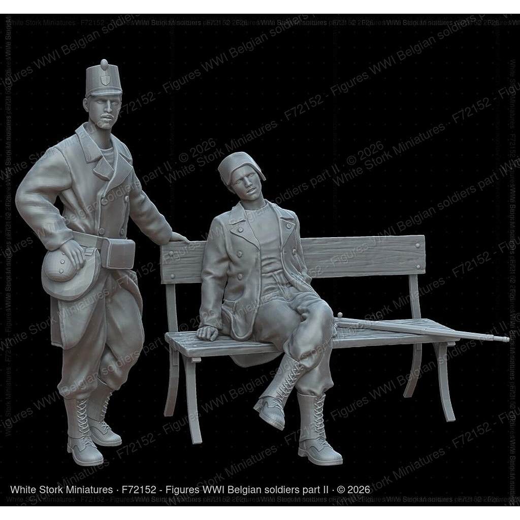 【新製品】F72152 1/72 第一次世界大戦 ベルギー兵 Part 2(2体) 【ネコポス規格外】