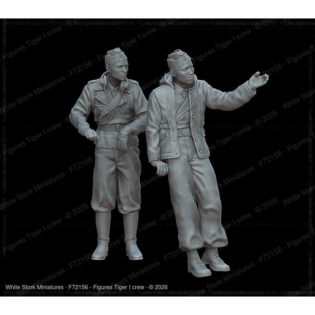 【新製品】F72156 1/72 ティーガーI 戦車兵2体 【ネコポス規格外】