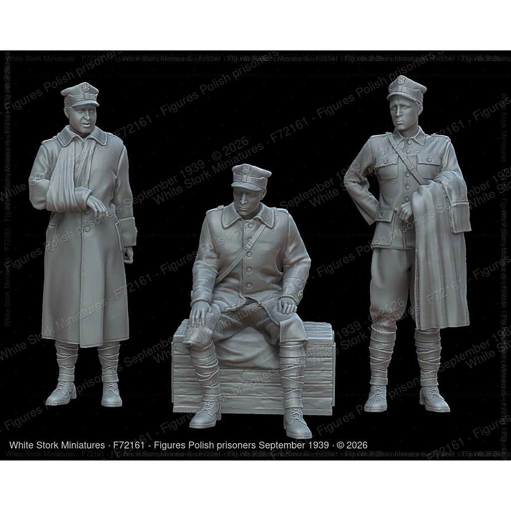 【新製品】F72161 1/72 1939年9月 ポーランド人捕虜(3体) 【ネコポス規格外】
