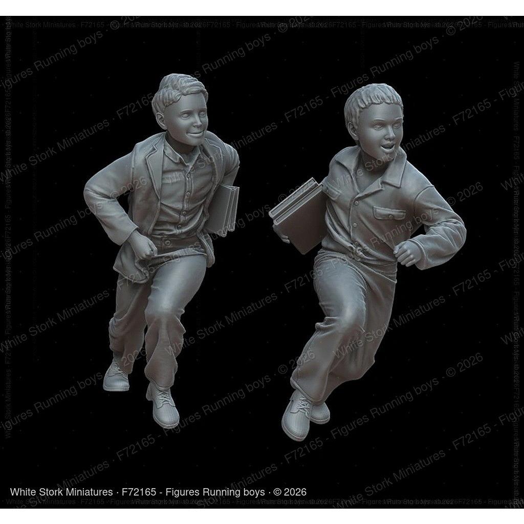 【新製品】F72165 1/72 走る少年たち(2体) 【ネコポス規格外】