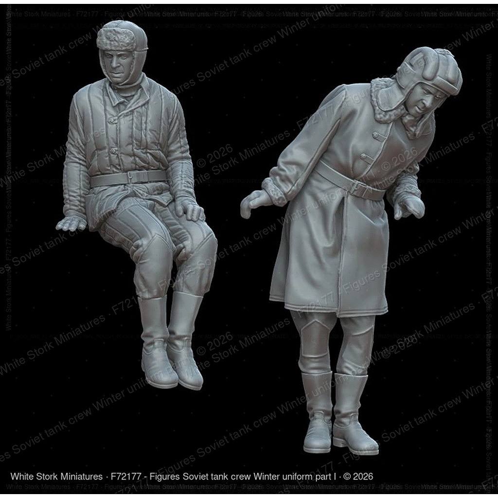 【新製品】F72177 1/72 冬季装備のソ連戦車兵 Part 1(2体) 【ネコポス規格外】