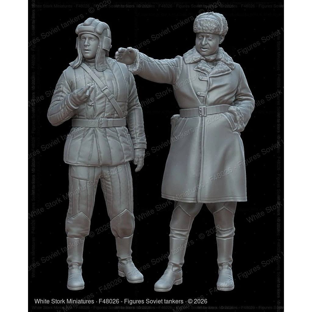 【新製品】F72178 1/72 冬季装備のソ連戦車兵 Part 2(2体) 【ネコポス規格外】