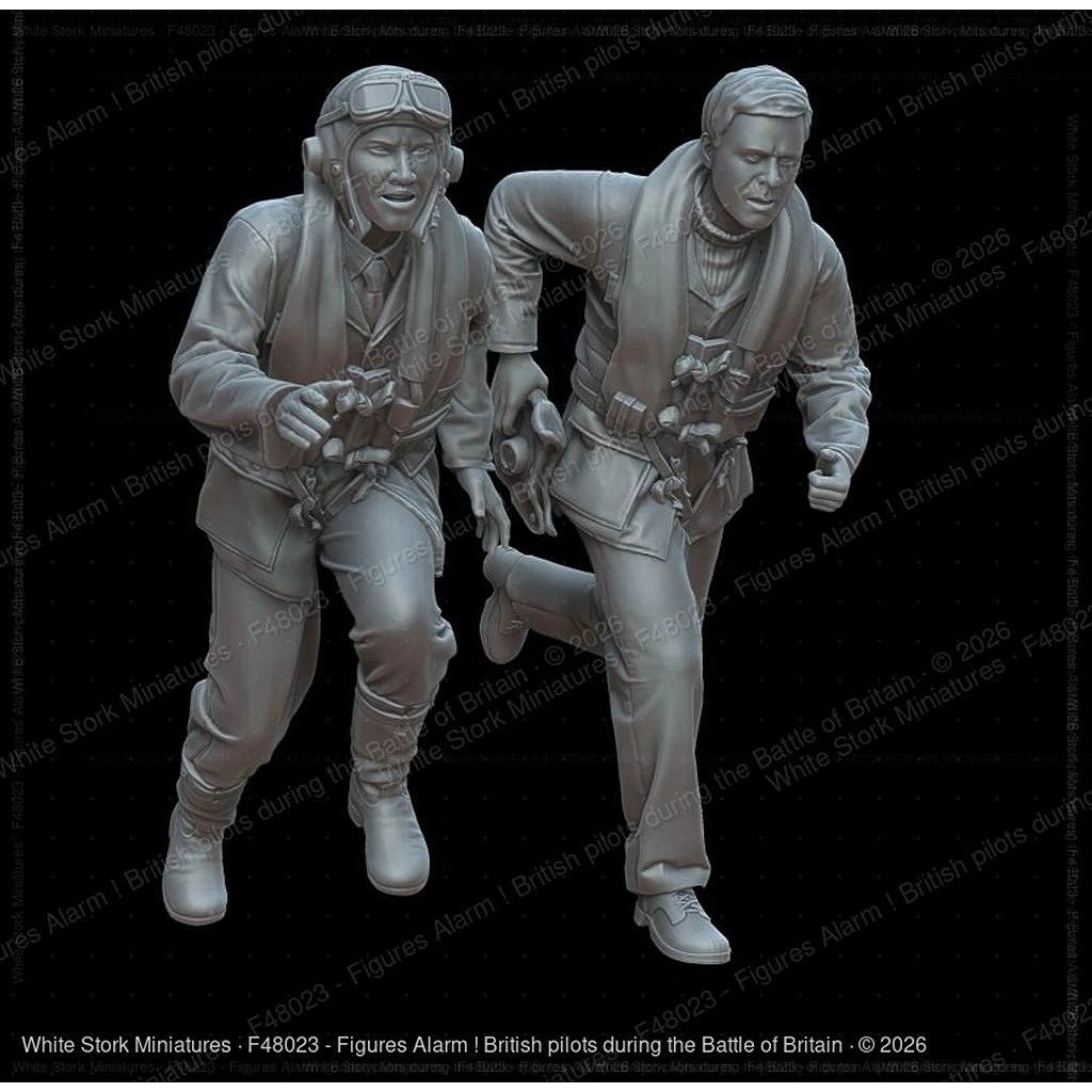 【新製品】F72181 1/72 スクランブル! バトル・オブ・ブリテンのイギリス空軍パイロット(2体) 【ネコポス規格外】