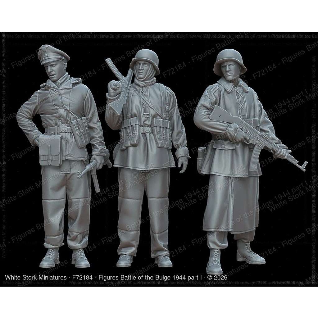 【新製品】F72184 1/72 バルジの戦い Part 1(3体) 【ネコポス規格外】