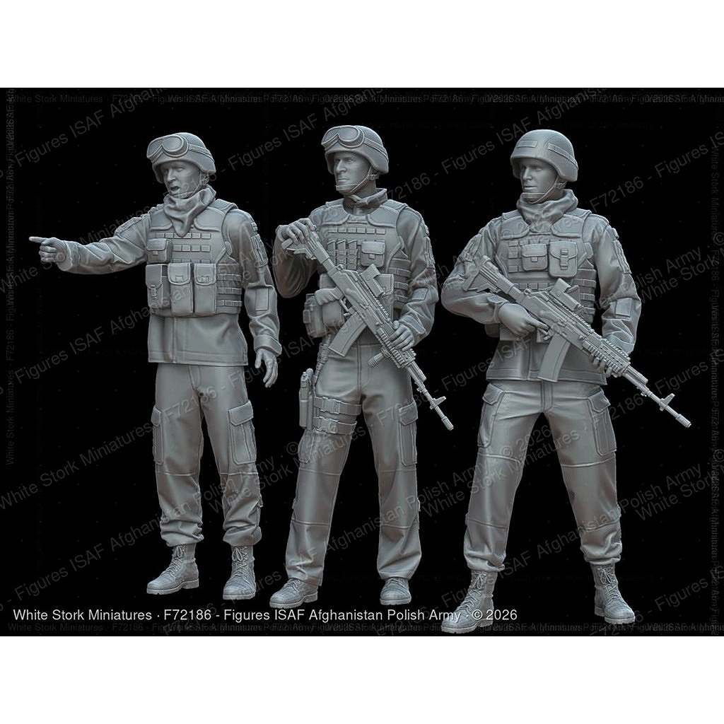 【新製品】F72186 1/72 ISAF(国際治安支援部隊) アフガニスタン派遣 ポーランド軍3体 【ネコポス規格外】