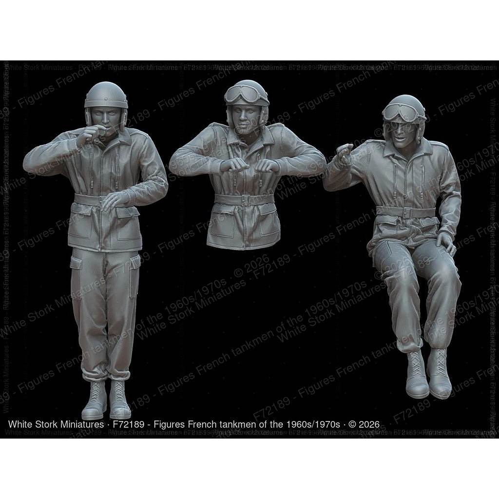 【新製品】F72189 1/72 フランス軍戦車兵 1960-70年代 3体 【ネコポス規格外】