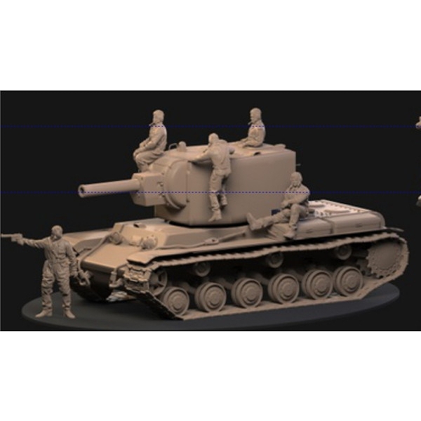 【新製品】72F033 WWII ソビエト KV-1戦車クルーセット 5体