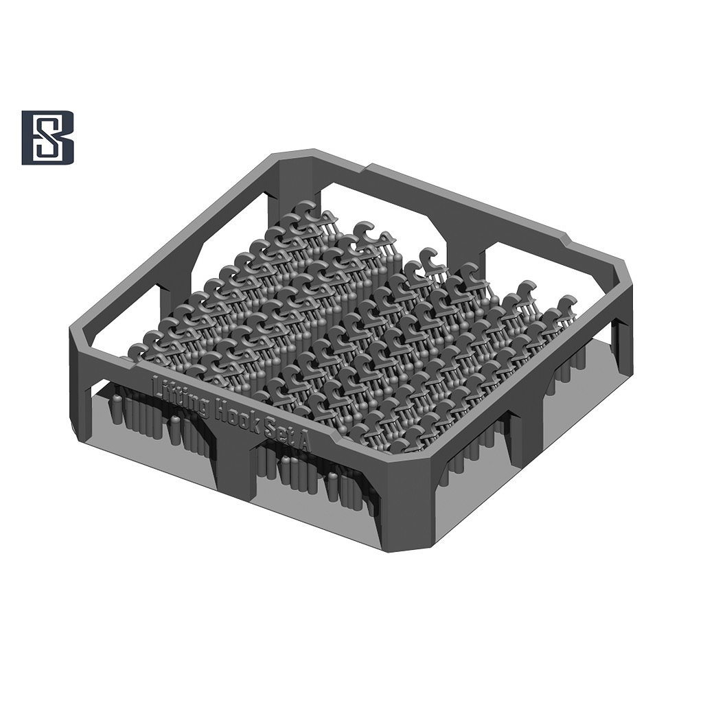 【新製品】BSKC35025 1/35 WWII ドイツ戦車用 吊上げフックセットA タイガーI/キングタイガー/ヤークトタイガー/パンサー用(78個入)